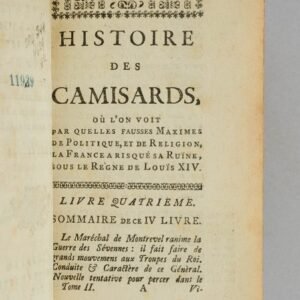 Histoire des Camisards