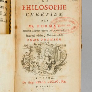 Le Philosophe Chrétien, ou Discours Moraux